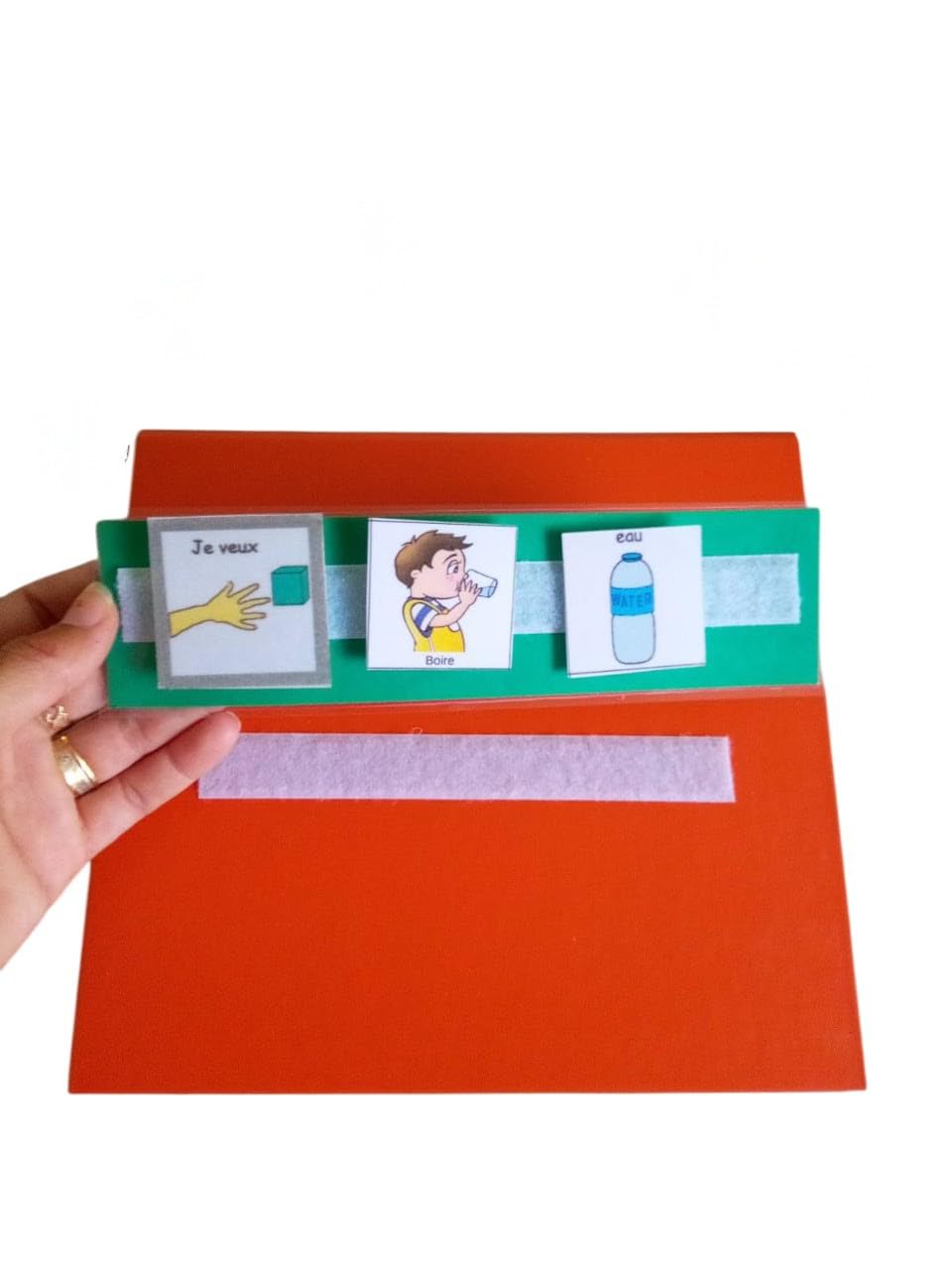 Classeur de Communication pour Pictogrammes Type PECS Makaton Autiste TSA TDAH Autisme Support Visuel Handicap