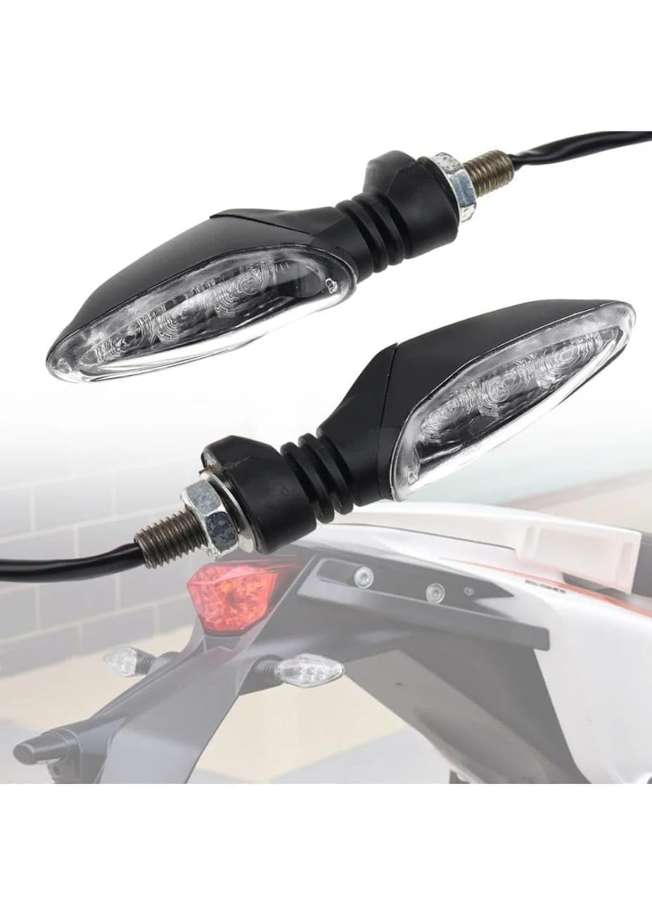 Universal Bike Xenon Indicator Light Yellow for KTM Duke 200/390/RC 200, Splendor Plus, Passion | Front & Rear Turn Signal Blinker Light (Pack of 2)-image-40