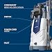 BLAUPUNKT Hidrolimpiadora a Presión PW7200i - Bomba de Inducción de Aluminio -...