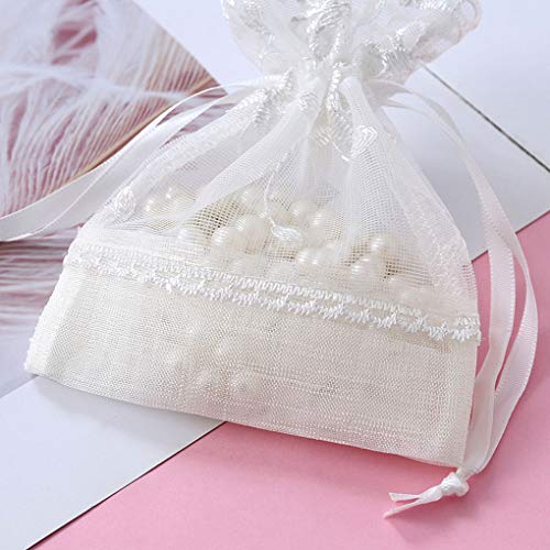 Guangcailun Koord Tassen Slub Garen Sieraden Pouches Candy Container Drawable sieraden garen zak Wedding Party Favor… - Afbeelding 6