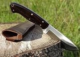 Messer aus rostfreiem Stahl mit Fangriemenöse und durchgehende Klinge - ist gut als Outdoormesser geeignet ✔