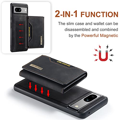 UDBKKDX 2 in 1 Detachable Wallet & Phone Case For Google Pixel 7A - Image 2