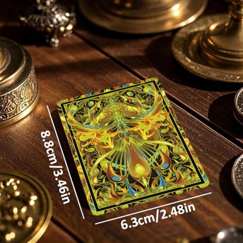 Naipes Poker Sacred Flame Diseño Doble Cara Antideslizante miniatura 3