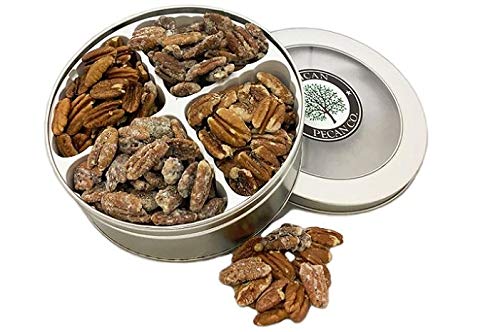 Four Flavors Pecan Gift Tin by Millican Pecan