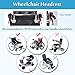 Wheelchair Neck Support Head Positioning Pillow Headrest for Wheelchair Post Surgery Neck Stabilizer Head Positioner Medical Foam Wedge Keep Head Straight Wheelchair Accessories for Seniors Adults