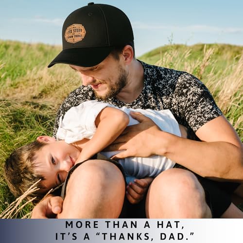 Image of KATLADIZ Fathers Day Hat from Daughter, Son - Fathers Day Birthday Gifts for Dad, Grandpa - Funny Hats for Men - Trucker Hat