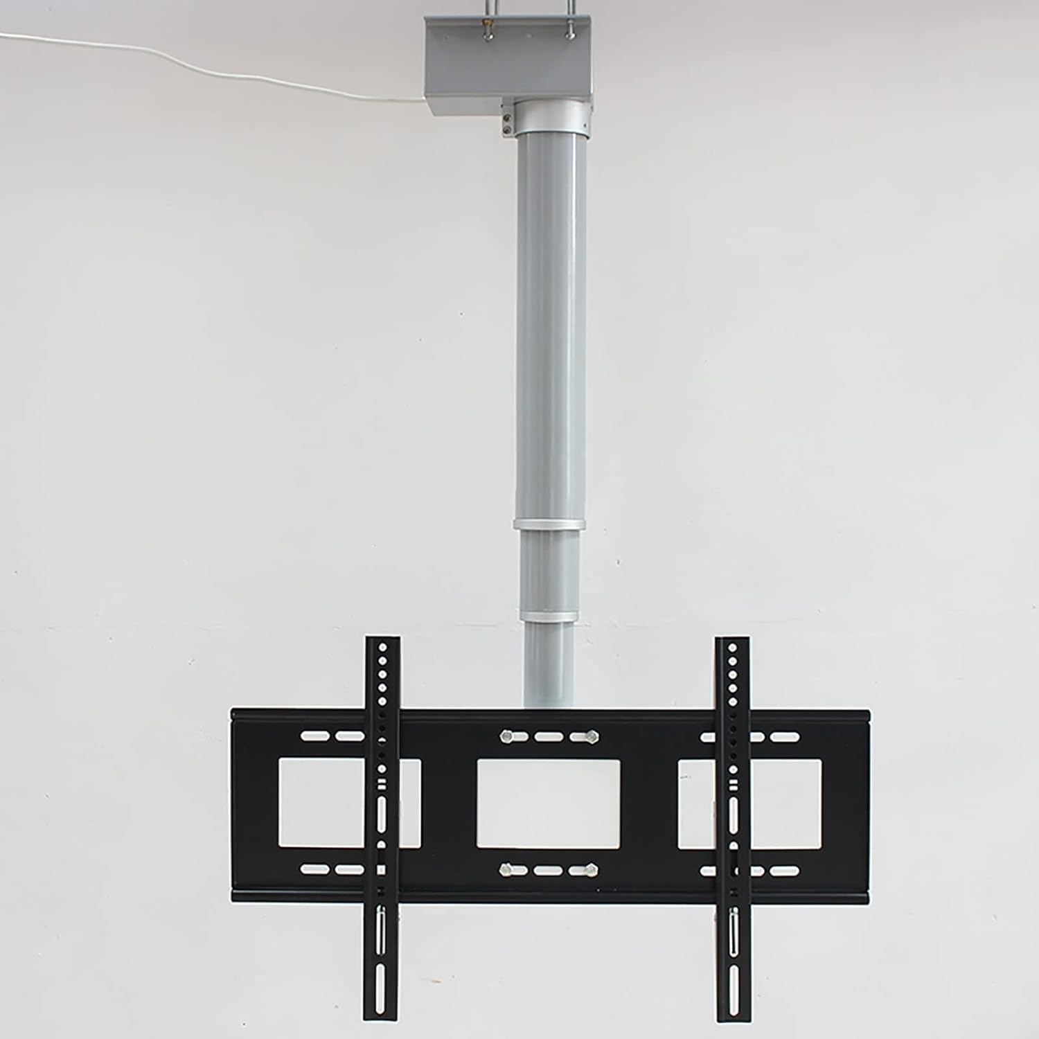 Elektryczny uchwyt do telewizora sufitowego, zmotoryzowany uchwyt telewizyjny, elektryczny podnośnik do telewizora na suficie - Uchwyt ścienny do telewizora - Zmotoryzowany uchwyt pionowy z pilotem