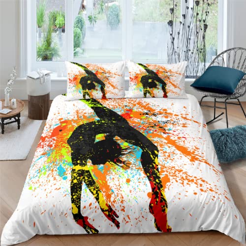 Housse de couette 240x220 de qualité supérieure microfibre dense - 2