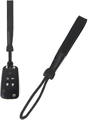 Leather Car Key Fob Keychain, Non-metallic Car Key Rope Lanyard Holder, No Metal Scratch