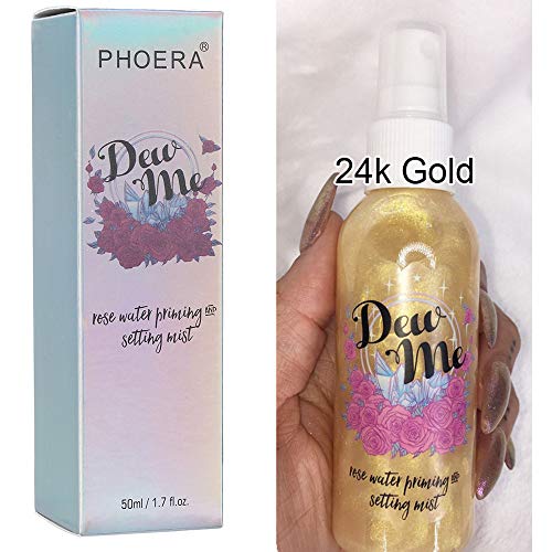 huichang Face Moisturizer Sprayer - Rose Water Hydrate & Repair Skin - Key Ingredients Rose Extract - Natural & Organic 50 ml