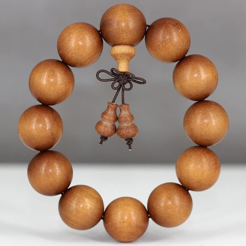 檀香男女佛珠手串手链 2.0 1.8 1.5手串(18mm*13颗 【精工小孔】)