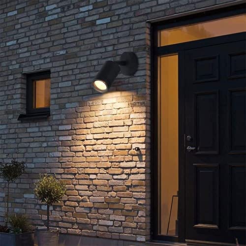 Luz de pared para exteriores antioxidante foco LED para patio y pasillo