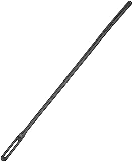 Eujgoov Bastão de limpeza de flauta ABS preto, haste de limpeza de flauta de plástico, varetas de limpeza de flauta para instrumentos de sopro de madeira (para flauta)