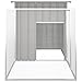 Tidyard Rabbit Cage Gray 78.7 x 35.8 x 39.4 Inch Galvanized Steel Chicken Coop House, Hen Poultry Pet Guinea Pig Small Animal Cage Rabbit Hutch for Garden, Terrace, Backyard
