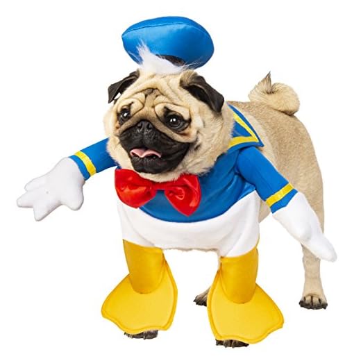 Rubie's Disney: Mickey & Friends Pet Costume, Donald Duck, Large (200165LXL_L)