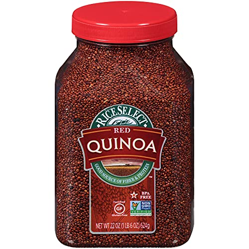 Riceselect Red Quinoa, Whole Grain, Gluten-Free, Non-Gmo, 22 Oz (Pack Of 4 Jars) #TOP3