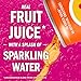 IZZE Sparkling Juice Beverage Blend, Mango, No Sugar Added, 8.4 FL OZ, 6 Cans