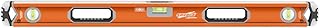 Swanson Tool Co SVB360 36 Inch Aluminum Box Beam Level with Gelshock End Caps, Contractor Series