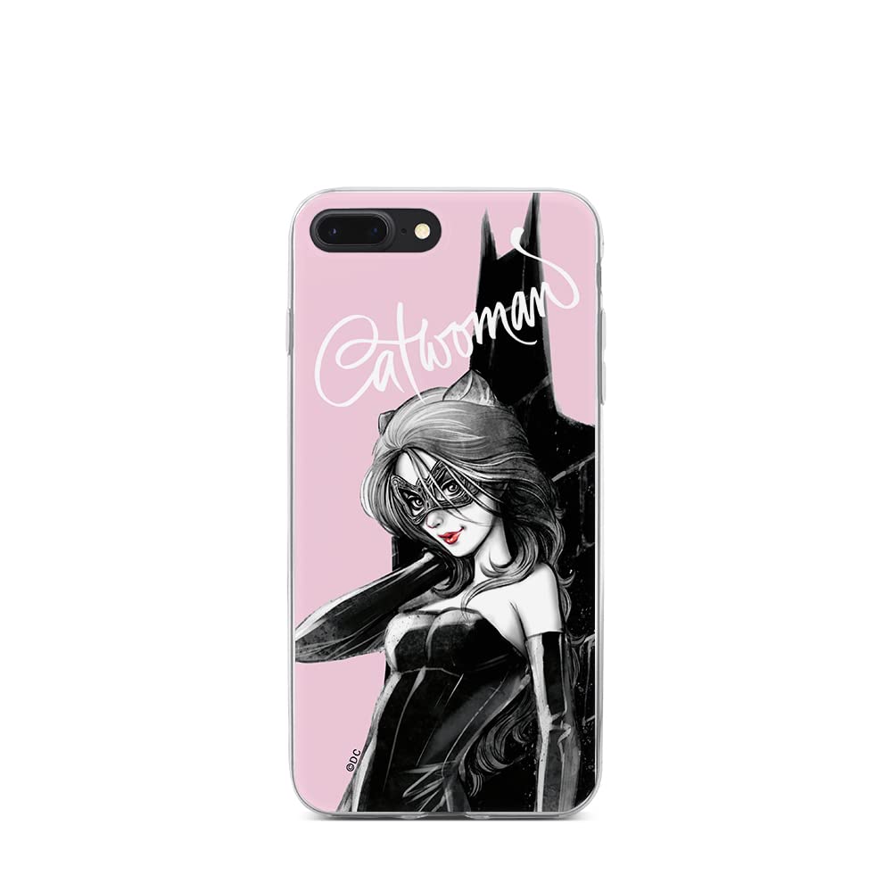ERT GROUP Mobile Phone case for Apple iPhone 7 Plus/ 8 Plus Original and Officially Licensed DC Pattern Catwoman 001 optimally adapted to The Shape of The Mobile Phone, case Made of TPU