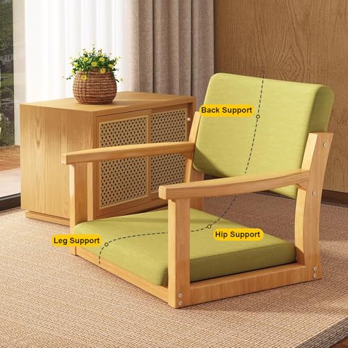 Chaise de sol confortable avec dossier ergonomique pour la lecture