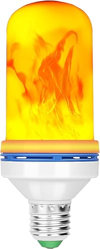 Bombilla de llama LED bombilla de llama de 4 modos bombilla de llama de base E26E27 con efecto boca abajo fiesta de Navidad decoración del hogar