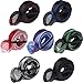 7Pcs Fishing Rod Sleeve Rod Sock Rod Cover Braided Mesh with Lanyard Rod Protector Pole Gloves, Flat or Pointed End Casting Rods, for Casting Sea Fishing Rod
