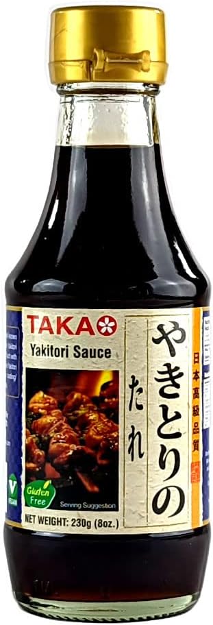 Takao Japanese Yakitori Sauce, 230g, Gluten Free, For met and BBQ