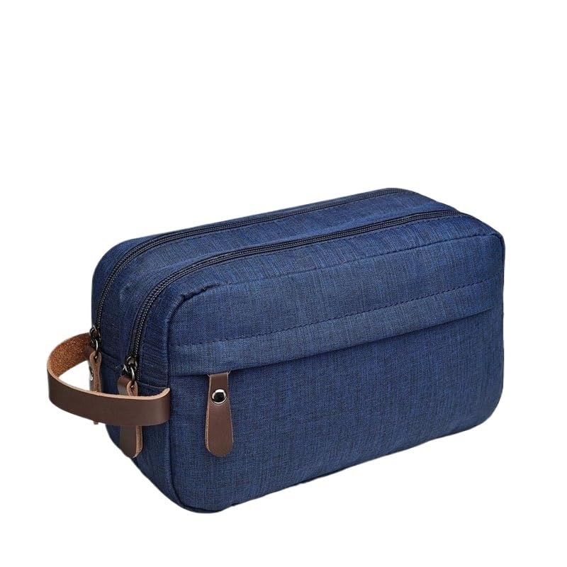Borsa da Toilette a Doppio Strato per Viaggi all'aperto, Pochette cosmetica per Uomo e Donna, Organizer per Kit da Bagno, Trousse per Trucco e Bellezza, Borsetta a Mano