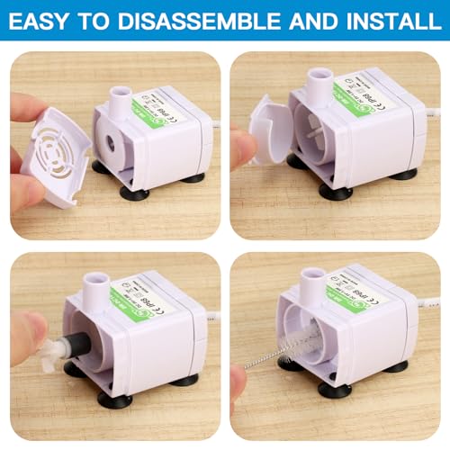 Bomba de fuente de agua para gatos 5L miniatura 4