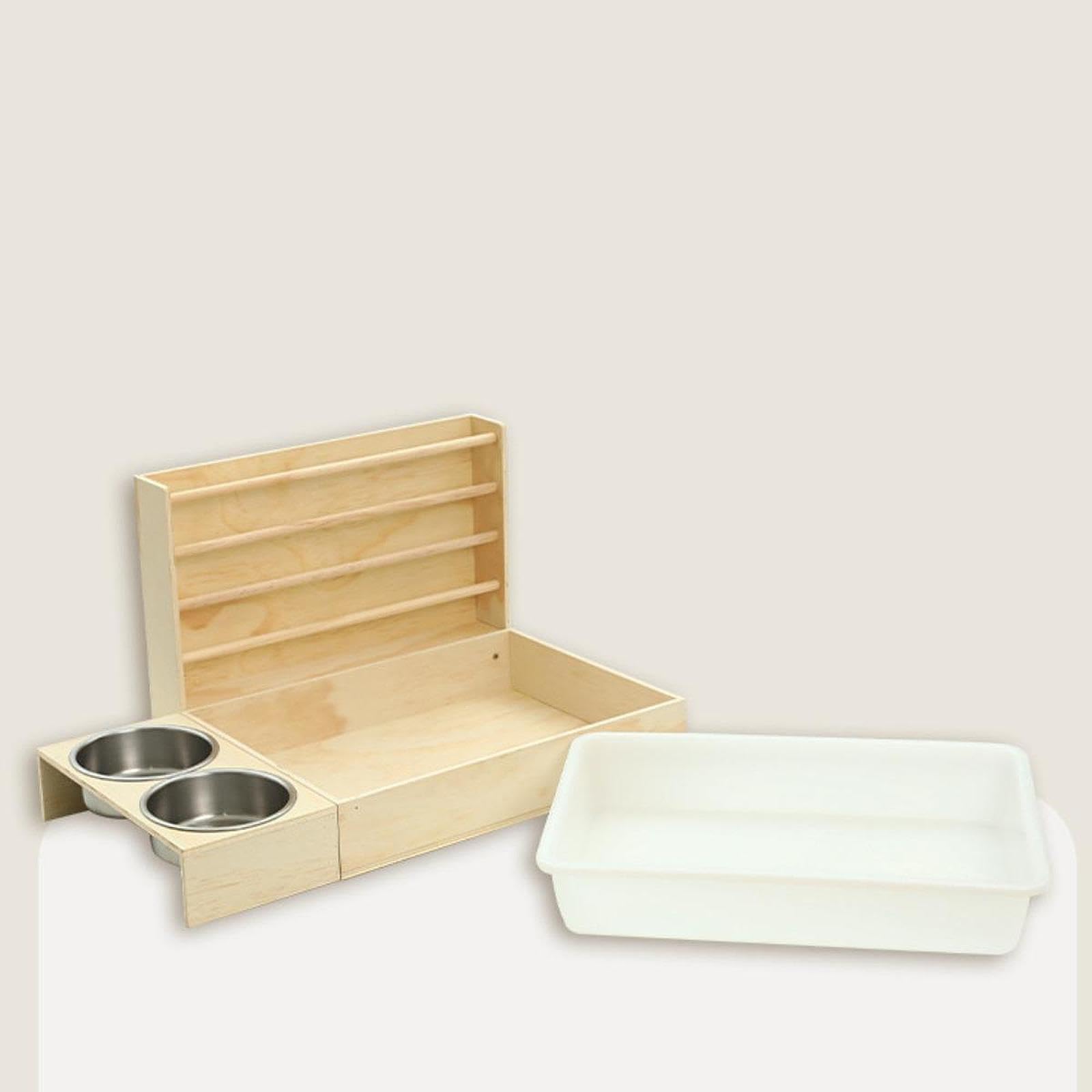3 in 1 Heuraufe für Kaninchen, Interaktives Käfigzubehör, Heuhalter für Meerschweinchen, Kaninchenfuttertoilette für Rennmäuse