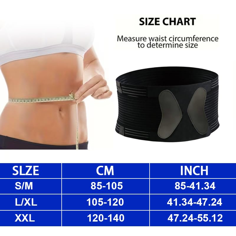 Faja lumbar y abdominal con soporte para hernia S/M miniatura 6
