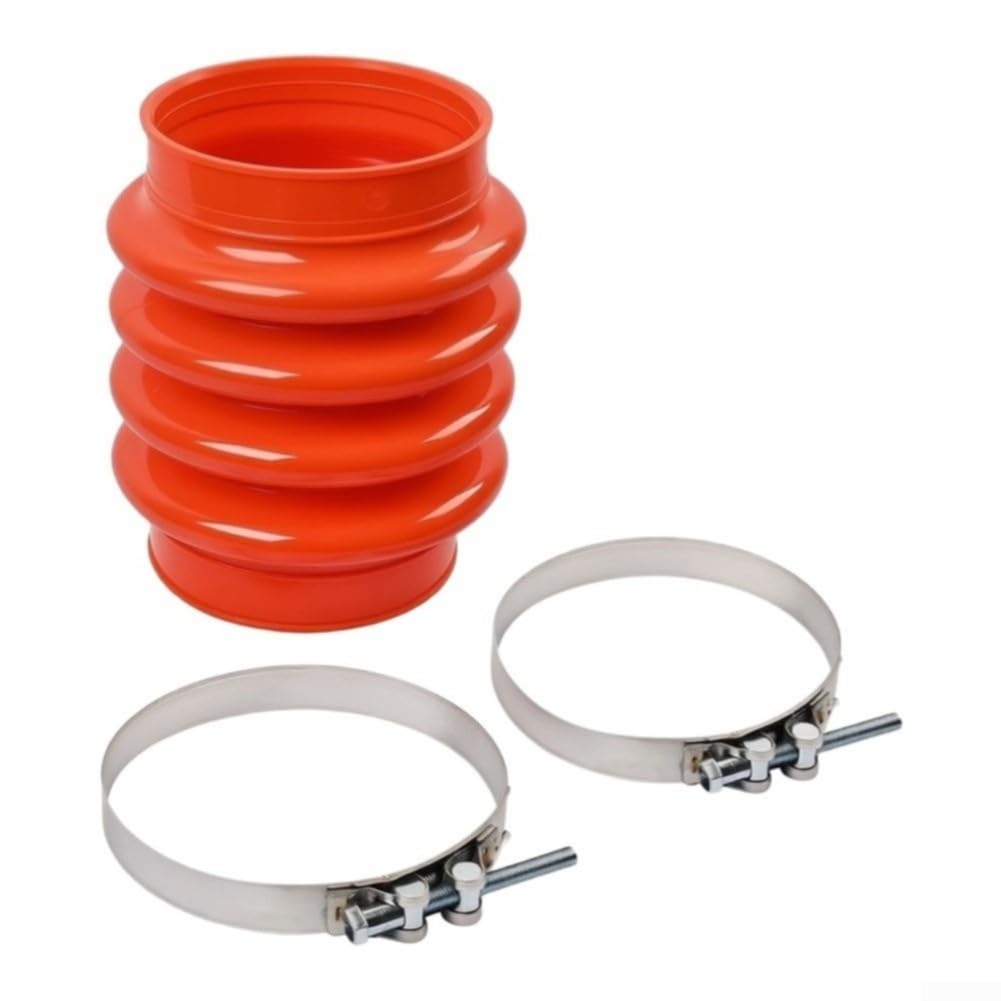Stivale A Fisarmonico con 2 Fascette per Multiquip per mikasa MT70 MT75 Ricambio 4451611 Kit Completa