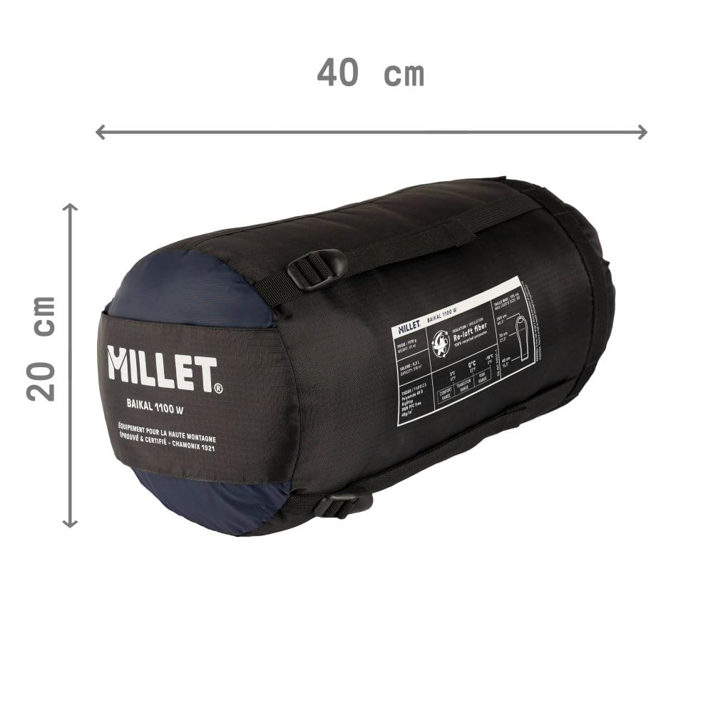 MILLET Baikal 1100 W Damski, Niebieski (Nowe Logo), Jeden Rozmiar