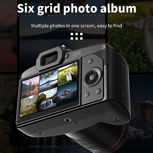 64MP Digital Camera with 4K Video for YouTube (Camera)