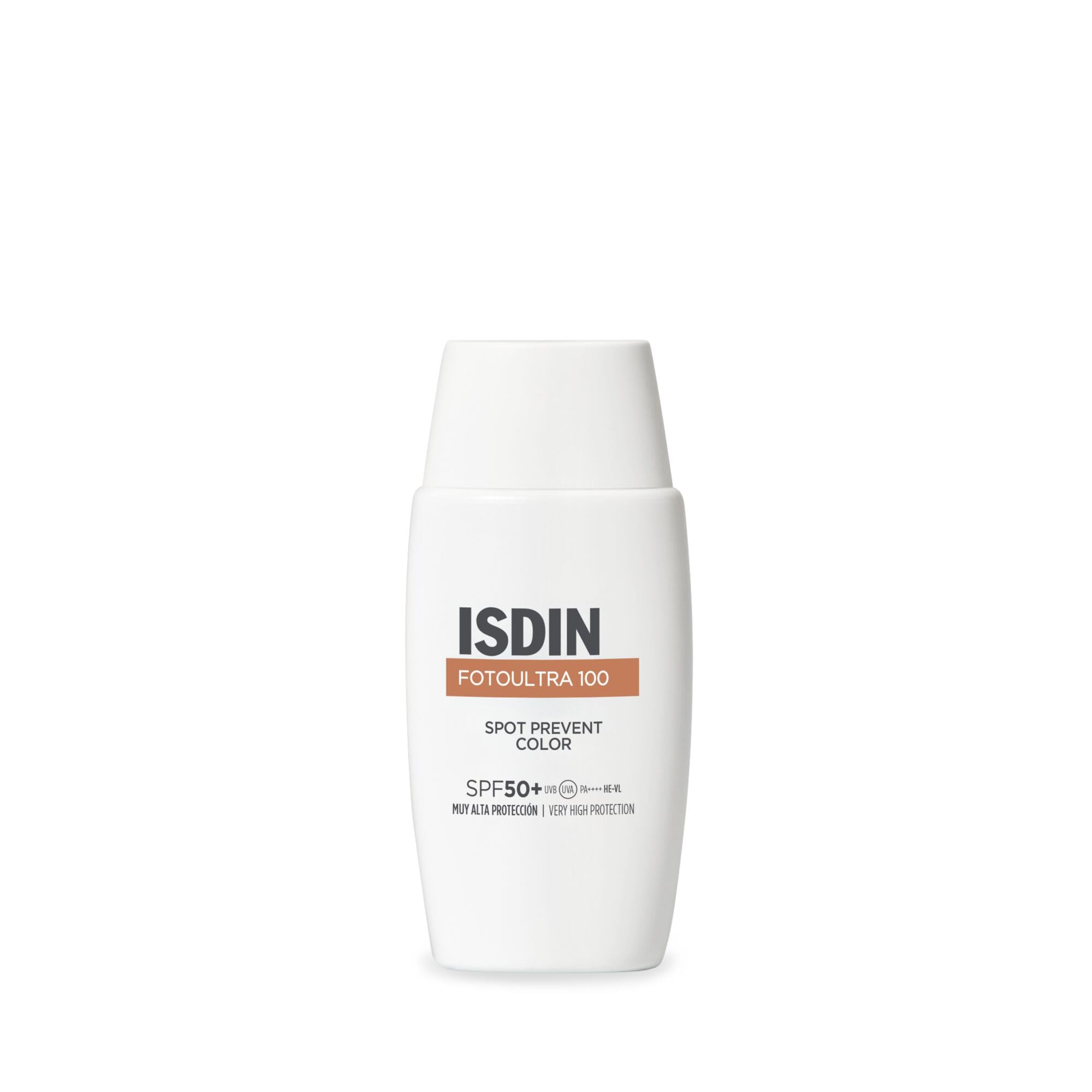 ISDIN Fotoultra Spot Prevent Color SPF 50+ Protector Solar Facial con Color de Uso Diario que Ayuda a Prevenir las Manchas Solares