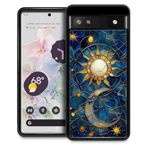 Coque pour Google Pixel 7A en verre céleste premium avec protection intégrale