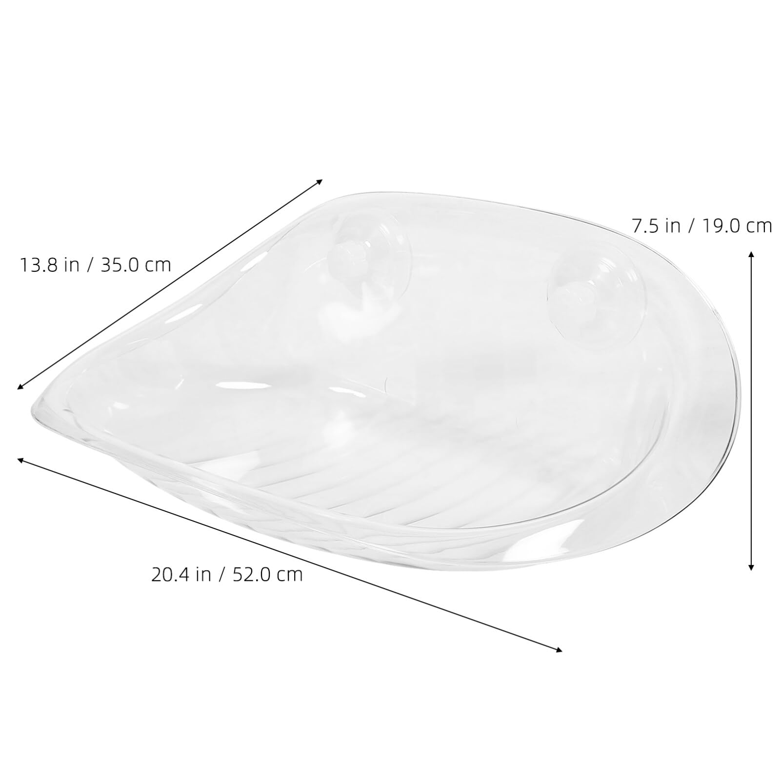 SUPVOX Cama con Percha para Ventana para Gatos Hamaca con Ventana para Gatos De Plástico Transparente Cama para Ahorrar Espacio para Gatitos Estante Montado En La Ventana con 2 Ventosas