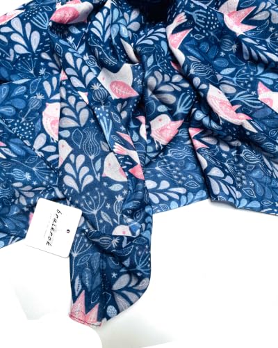 Image of bratkrok WOMEN'S STYLISH FLORAL PRINTED RAYON SCARF /SCARVES /STOLE FOR SUMMERS