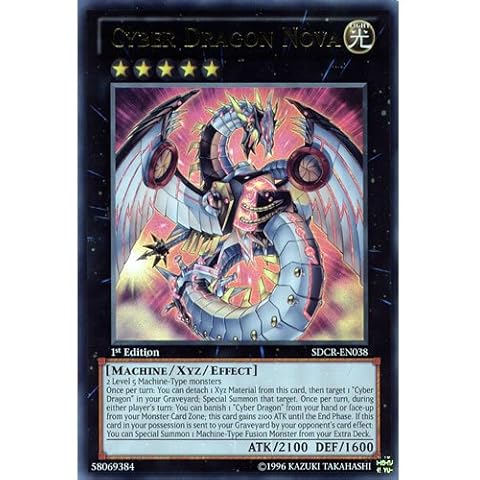 YuGiOh : SDCR-EN038 1st Ed Cyber Dragon Nova Ultra Rare Card - ( Cyber Dragon Revolution Yu-Gi-Oh! Single Card ) by Deckboosters Cover