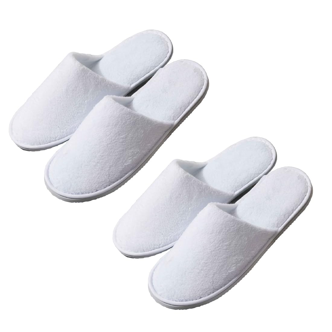 2 Paia Ciabatte Hotel Monouso per Ospiti Comode e Traspiranti SPA Famiglia Unisex (spessore extra)