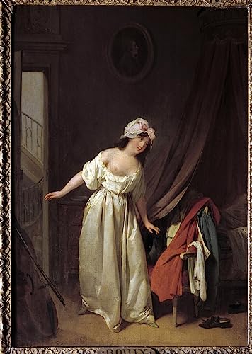 Impression d'affiches Le Doux Réveil Boilly pour créer un coin lecture raffiné