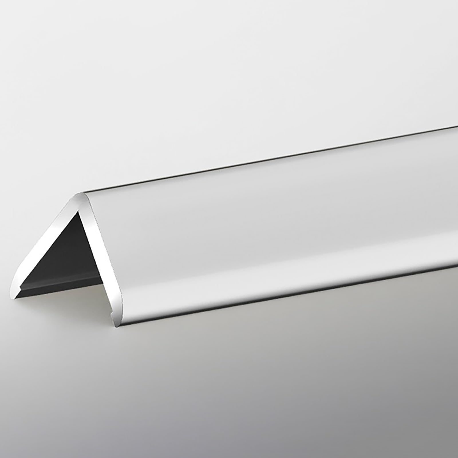 Raouoae Premium Wall Corner Guard 125 Cm*2 Pieces Wall Trim Durable Edge Protection Profile, Aluminum Angle Strip For Protecting Corners From Damage In Busy Spaces(Silver,15 * 15mm)