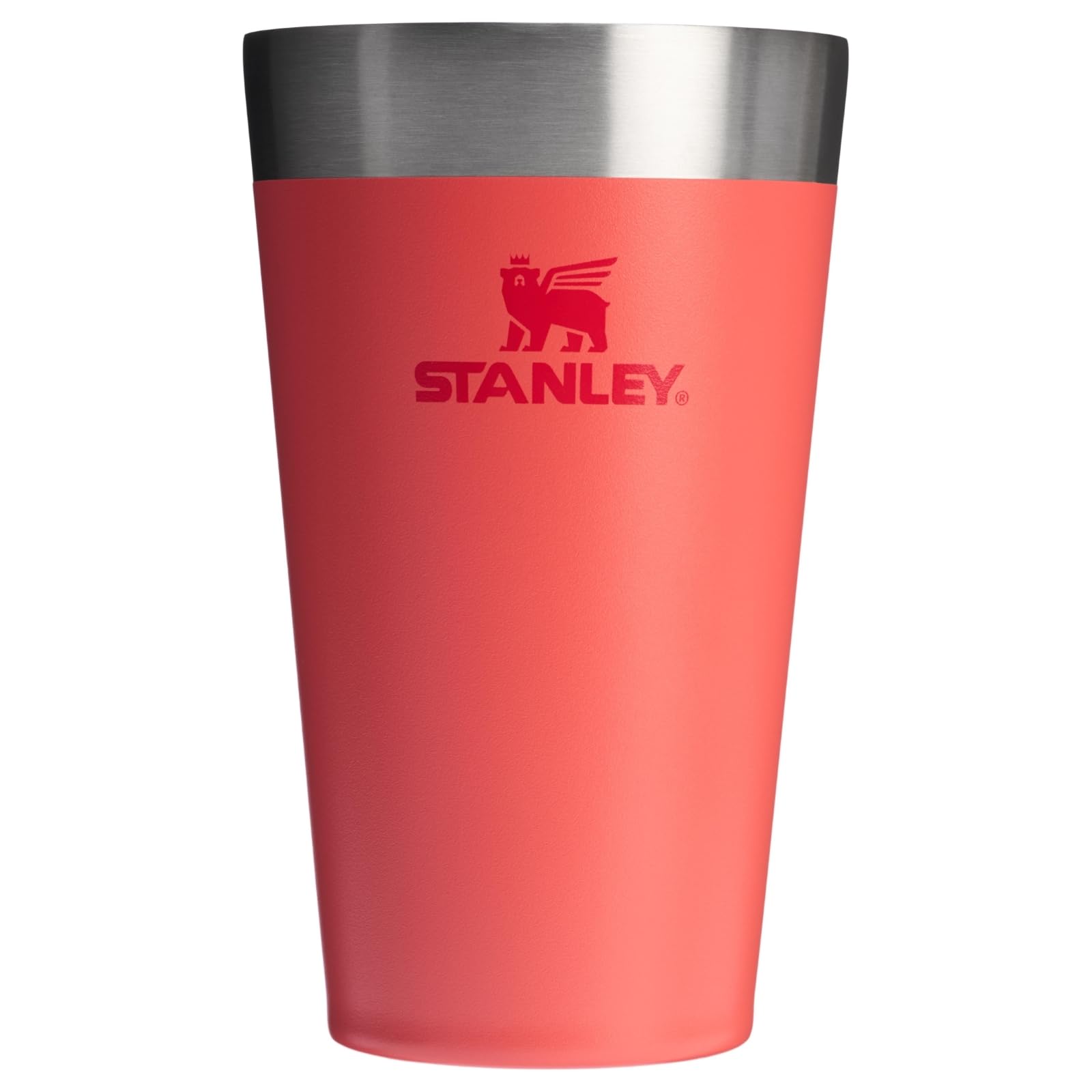 STANLEY Stacking Tumbler 0.47L Water Bottle - Hot Coral - OS