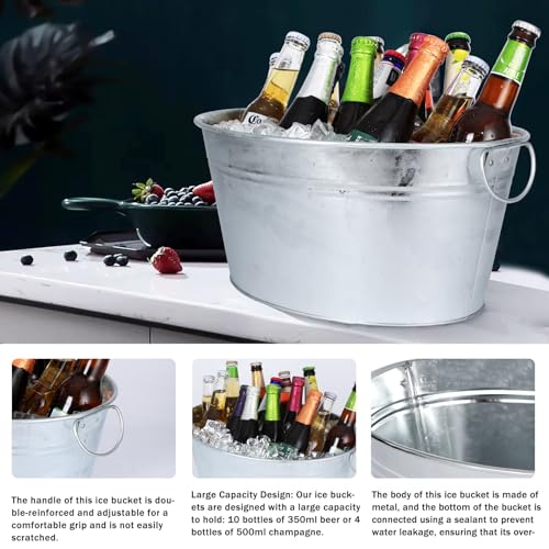 Tchrules T281 Ice Bucket, Oval Beverage Tub thumb #2