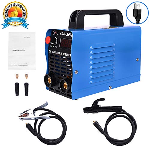 ARC Welding Machine, 200Amp Power, IGBT AC-DC 110V Beginner Welder Use Welding Rod