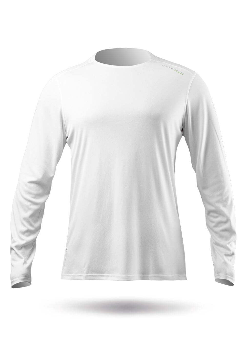 Men's ZhikDry UV Active Long Sleeve Top - White - Easy Quick Dry UV Protection and SPF - Properties-image-35