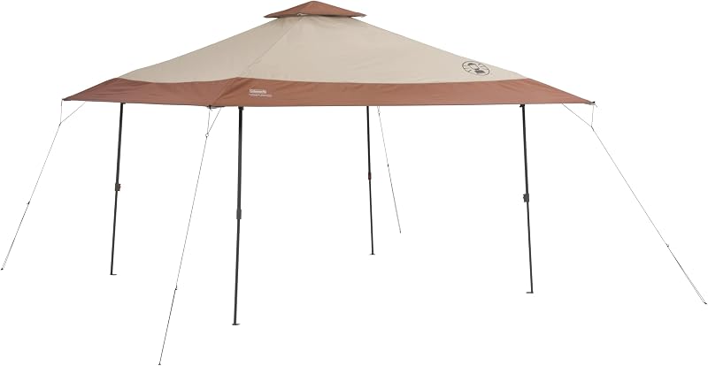 Toldo instantáneo de 13 x 13 pies, refugio solar, tienda de campaña portátil con sombra que se instala en 3 minutos, techo ventilado para flujo de aire, ideal para camping, patio trasero, puertas traseras, festivales de playa y más