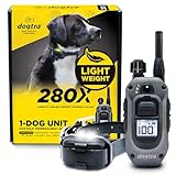 Dogtra 280X E-Collar with Remote [New Edition] 10 lbs+, 1/2 Mile Range, LED Light, 100 Levels of Precise Control for Stubborn Dogs, Waterproof, Boost for Quick Recall, Vibration, Safety Lock & Tone