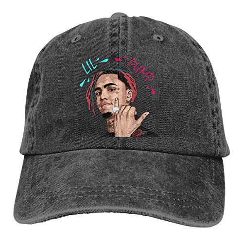 Tubdr Xzshop Lil Pump Retro Casquette Baseball-Caps Black One Size Cotton Adjustable Unisex Hat Gift