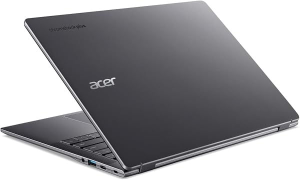 acer Chromebook Plus 514 I PC Portable 14" IPS LCD 60Hz I Ecran Tactile I Intel Core 3 N355 I 8Go RAM I 128Go SSD I Clavier QWERTY Rétroéclairé I ChromeOS I Gris I CB514-6HT-38AY - 5